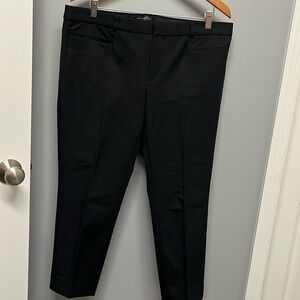 Banana Republic Cropped Sloan Fit Black Pants
